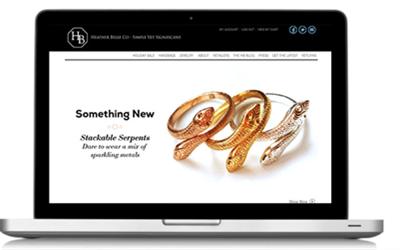 Heather Belle Fashion Accessories E-Commerce Web Design