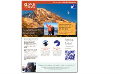 Klimb for Kenya Flyer