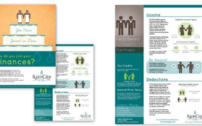 RainCity CPA Gay and Lesbian Wedding Flyer